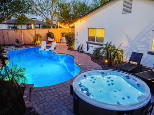 La Paz At Desert Springs House | 6BRHeated PoolGame RoomHot TubGolf