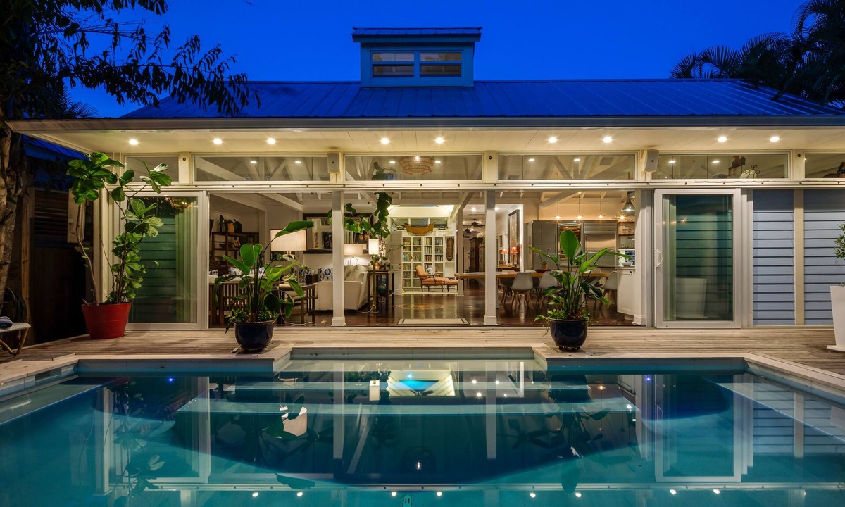 Old Town House | Blu on White- 4BR Old Town Key West Home with Heated Pool