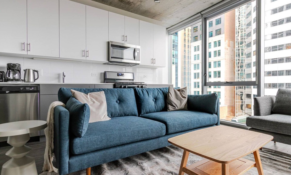 Downtown Chicago Apartment | Blueground | Chicago Loop, rooftop, nr Millennium Park