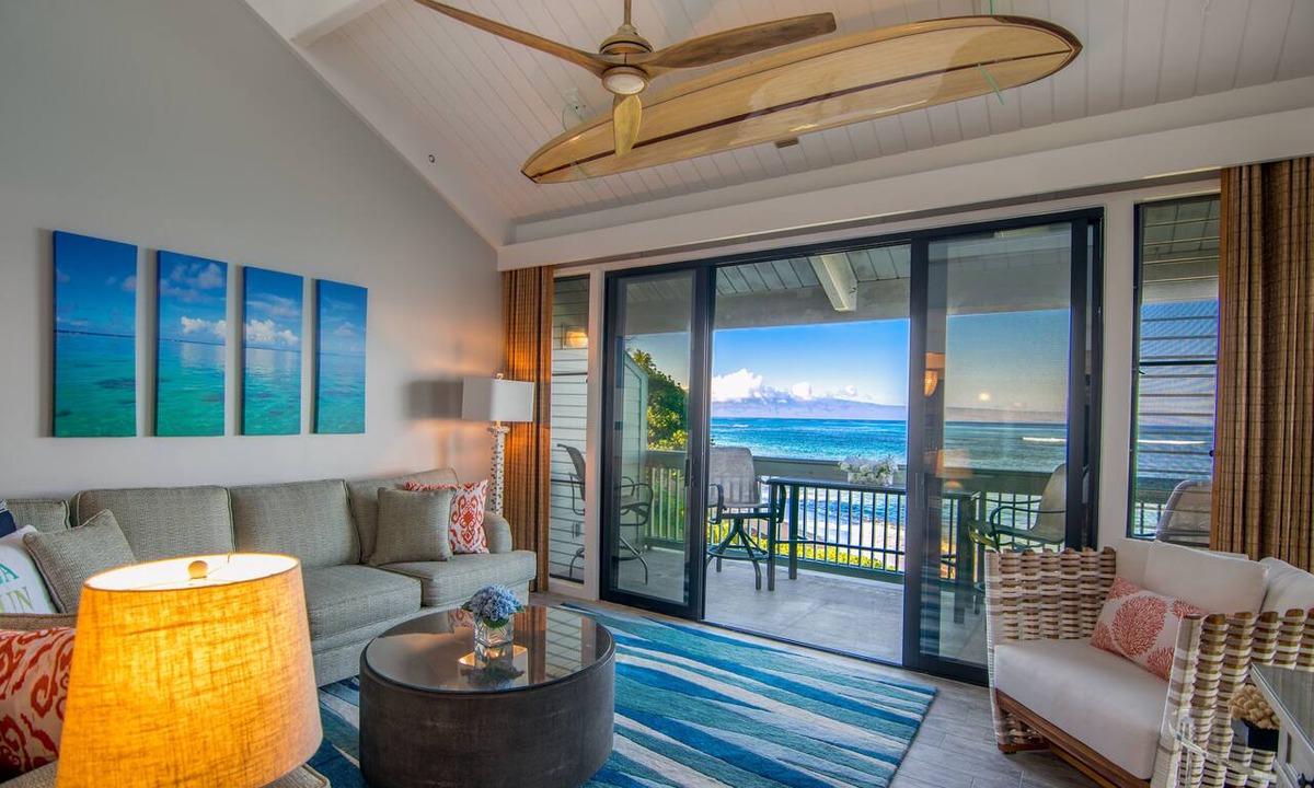 Kahana Condo | Breathtaking Transformation! Luxury 3-BR Oceanfront Condo