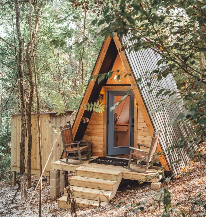 Rockbridge Apartment | Charming A-Frame Couples Retreat Cozy and Private
