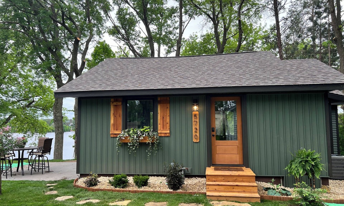 Lake Wissota Cabin | Cozy winter wonderland on beautiful Lake Wissota.