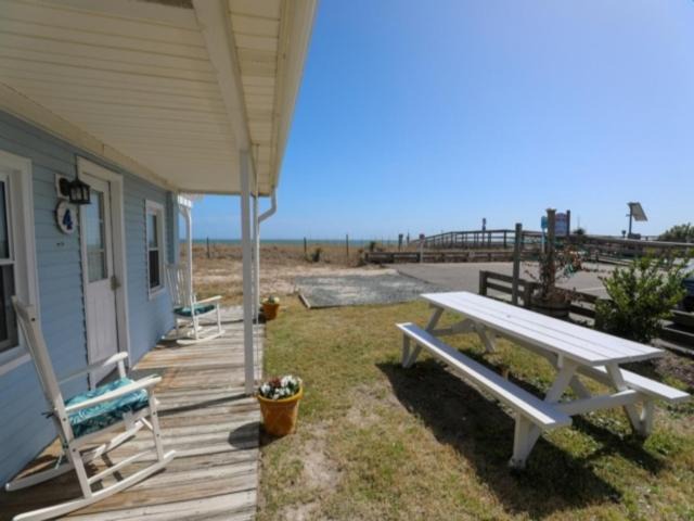 Kure Beach House | Crystal Shores Unit 4 - Ocean Front Unit with views of the sand dunes and ocean! steps away from beach! villa