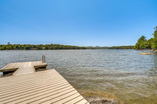Dedham House | Dock, Beach, Views: Rustic Green Lake Cottage