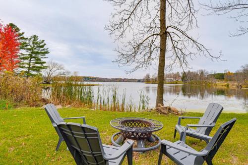 Luck House | Fish, Swim & Explore! 2-Cabin Camp on Round Lake