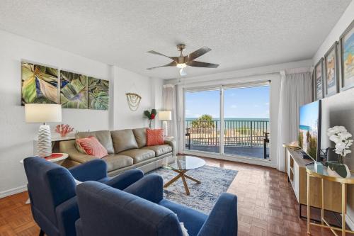 Seawinds Condo Apartment | Ground floor direct oceanfront 2/2 with a balcony, heated pool, and garage parking