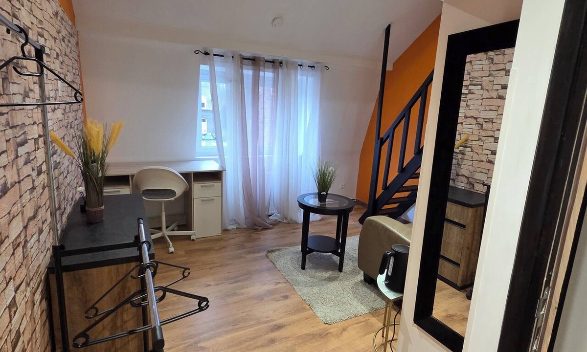 Roubaix House | MAISON LA SOURCE; with 4 bedrooms, a kitchenette (rented separately), and a garden.