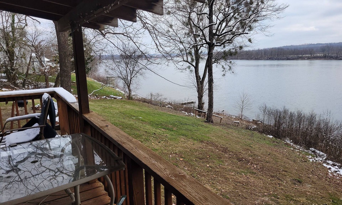 Derby Cabin | Merrymaker Cabin Riverfront with hot tub and Wi-Fi sleeps 8
