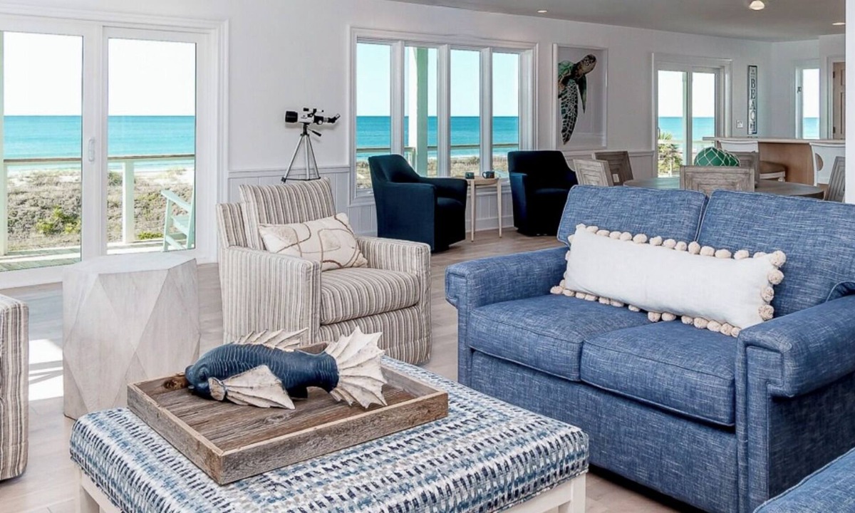 Atlantic Beach House | Oceanfront 7 BR, private beach access, 3 levels of beachfront decks