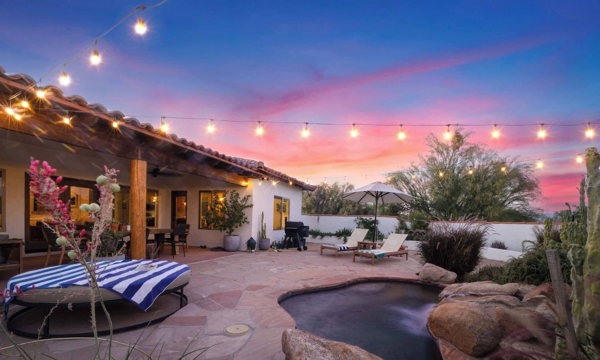 Rio Verde Foothills Villa | Private Plunge Pool & Patio with Four Peaks Views