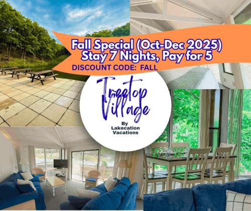 Village of Four Seasons House | Treetop Village-2Bed3BathPoolsDocks6-8PP