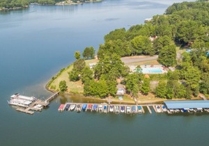 Lakefront Property Two Bedroom Cabin #32 at Long Cove Resort by RedAwning