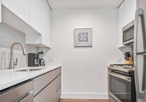 Spacious Studio | Kitchen + Laundry | Downtown White Plains