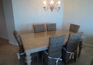 Updated beach-front condo with Panoramic Gulf Views from the wrap-around balcony in Miramar Beach