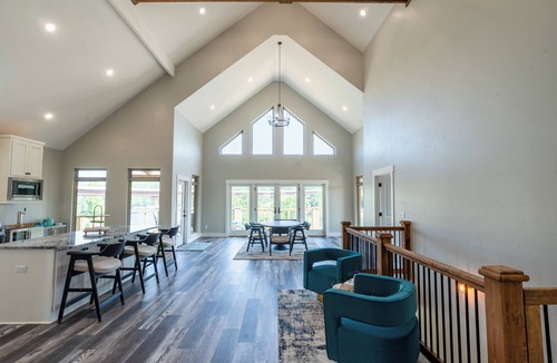Edgemont House | 4 Bed 3 Bath Greers Ferry Lakefront Home with Private Playground!