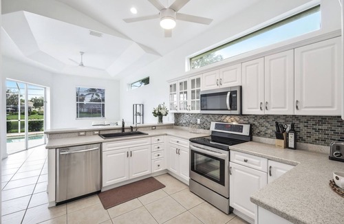 Naples House | Beautiful North Naples Lakefront Home with a Private Heated Pool!
