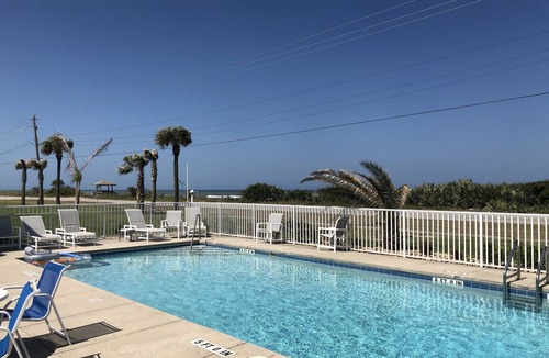 Ormond-by-the-Sea House | Beautiful Oceanfront 2 Bed 1.5 Bath Condo, Attached Garage & Pool 28 Day Minimum