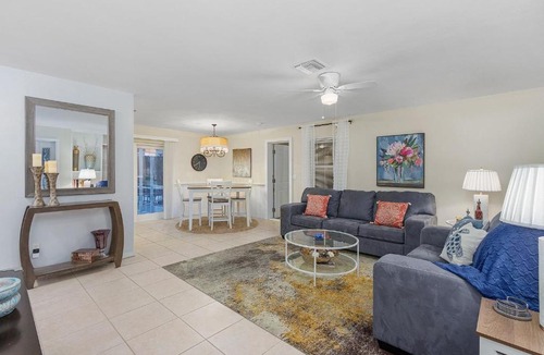 Fort Myers House | Bikini Bottom Bungalow - Heated Pool & Game Room - Roelens Vacations