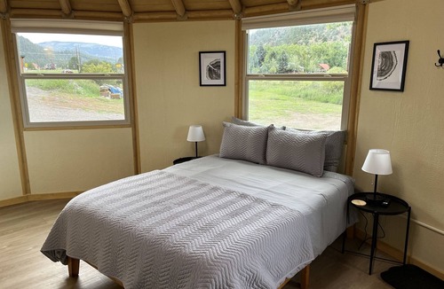 South Fork Cabin | Bristlecone Yurt at Aspen Ridge Cabins in mountains near Rio Grande River