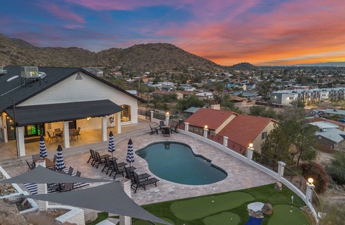 North Mountain Villa | Built Into A Mtn - Heated Pool & Lounge