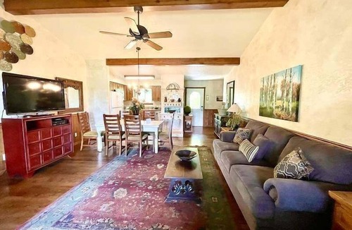 Mount Ida Cottage | C8, Two bedroom, two bath log-sided, lake view luxury cottage with hot tub by RedAwning