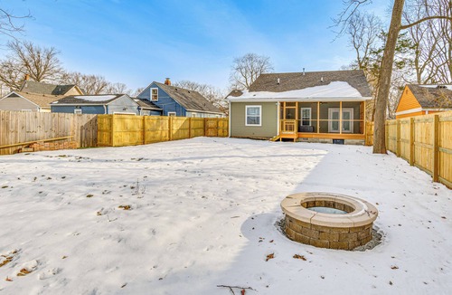 Indianapolis Cottage | Chic ‘SoBro Charmer’ w/Covered Porch!