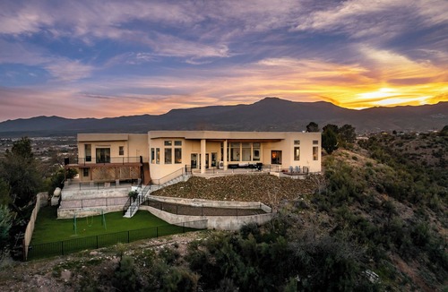 Clarkdale House | Cliffside Castle - Hillside house with stunning views