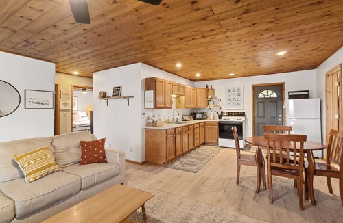 Overgaard Cabin | Comfy, Cozy Cabin in the Mountains with a large front porch. Pet-Friendly!