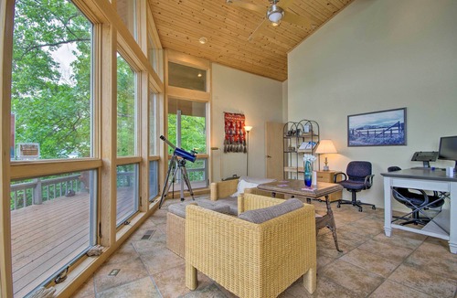 Stover House | Dock & Pool Table: House on Lake of the Ozarks