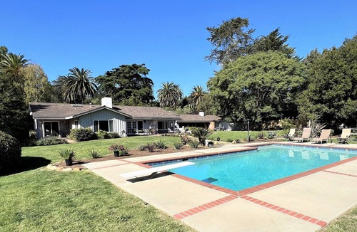 Hope Ranch House | Exclusive Hope Ranch with Private Ocean Beach Access w/Pool