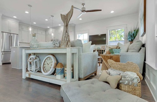 Seacrest House | Goin' Coastal Cottage with Heated Pool & Golf Cart