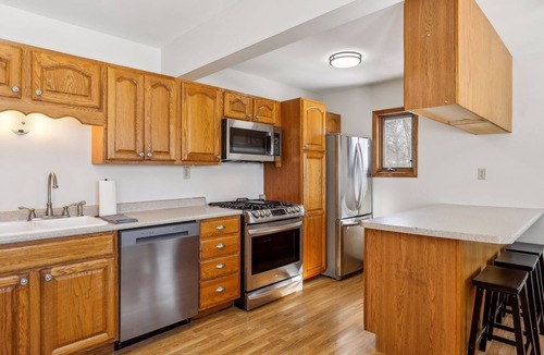 Ramsey County House | Lakefront Getaway: Sauna, Hot Tub, Firepit & More! 3 Bedroom Home by RedAwning