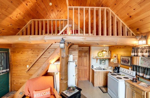 Hill House | Lakefront Ogema Vacation Rental Cabin w/Fire Pit!