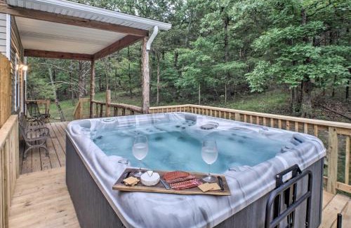 Blue Eye House | Lakeside Blue Eye Escape w/Game Room & Hot Tub!