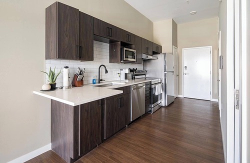 Springfield Apartment | Landing | Chic Studio, Rooftop Lounge, Gym