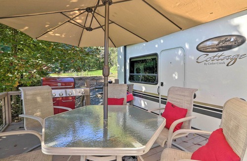 Ennice House | Luxe Park Model RV with Outdoor Entertainment!
