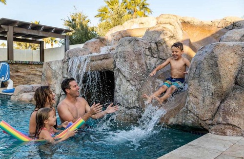 Avant House | Massive Backyard Heated Pool Games Outdoor Fun