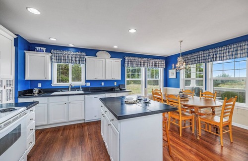 Klipsan Beach House | NEW! Ocean View, Hot Tub, Game Room, Fire Pit (Woods)