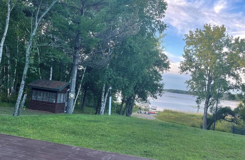 Hackensack Cabin | Private Lake front cabin on Webb Lake!