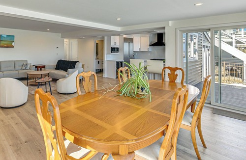 Beach Haven West Cottage | Private Pool, Dock & Beach: Stafford Township Gem