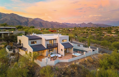 Cimarron Foothills Estates House | Private Pool Oasis Desert Views Game Room