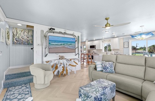 South Waterfront Park House | Private Riverfront Retreat w/Dock, Boat Access & Sunrise Views