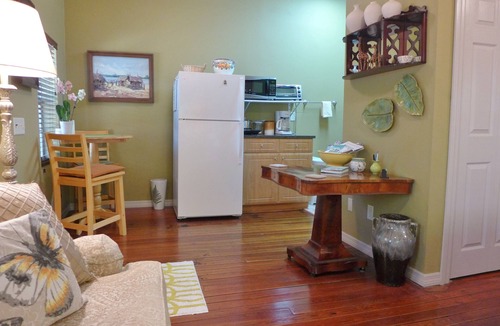 Altamont Manor Cottage | Quiet, private studio apt, screened porch, covered parking, garden sitting area!