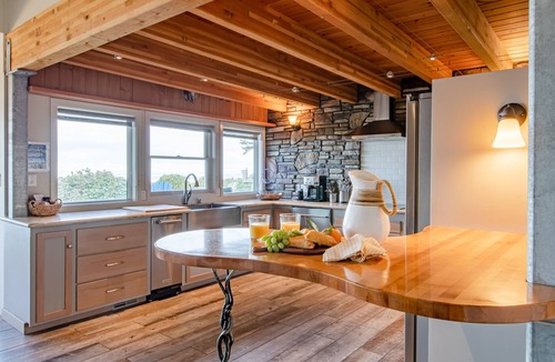 Arch Cape House | Relaxed Oceanfront with Direct Beach Access, Dog-Friendly, Balconies, Fireplace, Yard, Ping Pong