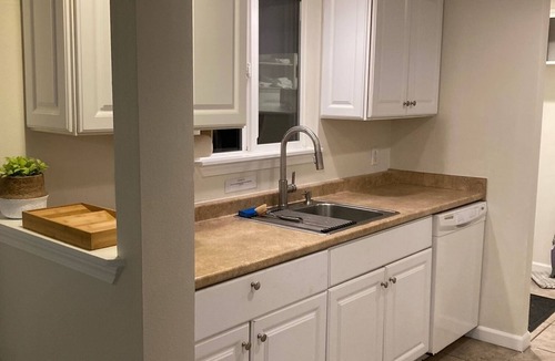 Anderson Island House | Relaxing 2 bedroom cottage across the street from beautiful Lake Josephine