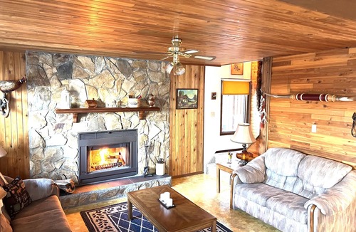 Mulhurst Cottage | Rustic Cabin at Wizard Lake with Hot Tub