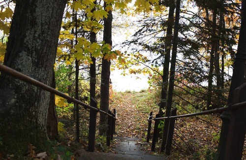 Ashland Cabin | Rustic Camping Cabin with a Lake View near Bayfield, Wisconsin