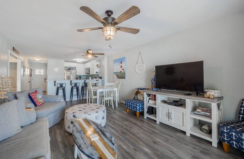 Kure Beach Condo | SeaBatical | Oceanfront + Summer Community Pool!