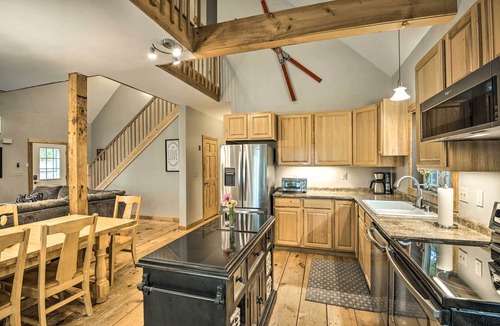 Union House | Secluded New Durham Home w/Mtn & Lake Views!