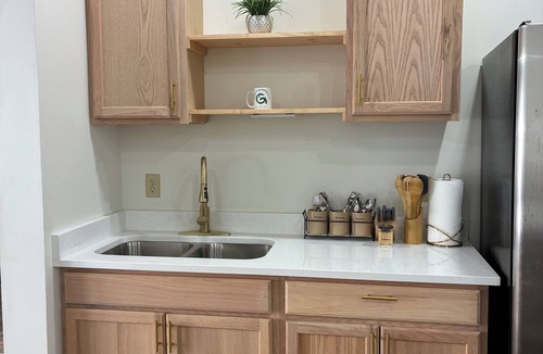 Springfield House | Serenity 3 Bedroom with king size bed, Ifit bike backs up to Bike Trail